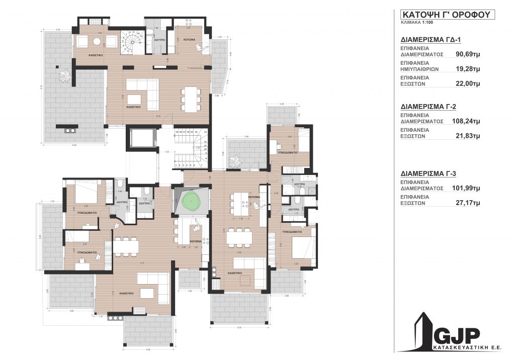 Κάτοψη Γ' ορόφου