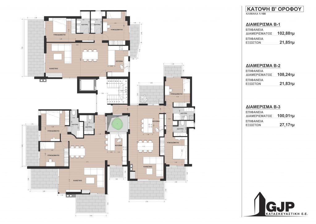 Κάτοψη Β' ορόφου